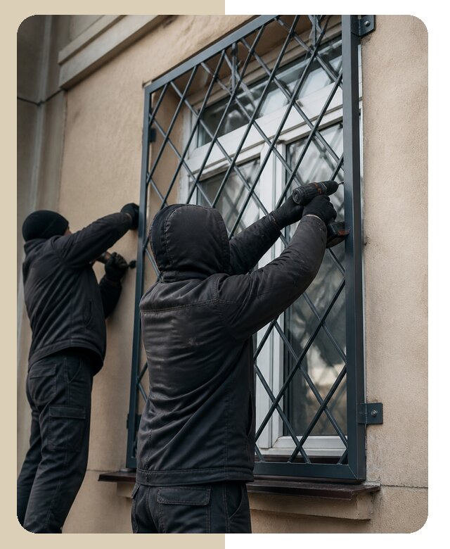Установка антивандальных решеток на окна в Верхнем Уфалее